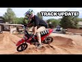 Backyard Dirt Bike Racing on NEW TRACK!