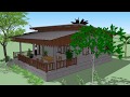 บ้านพอเพียง  ( No.069 )  SketchUp by :  i.pakdee