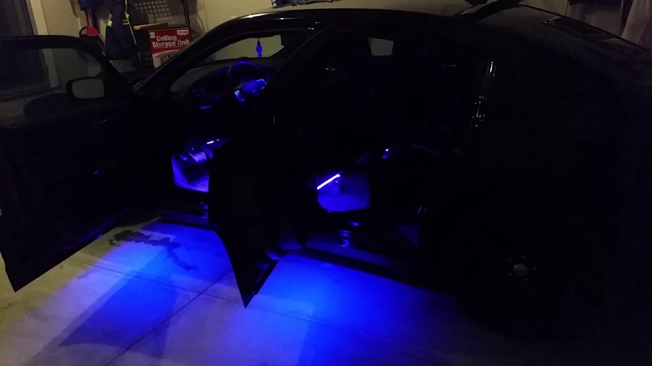 Dodge Charger 2013 Se Led Mod Interior Lights Youtube