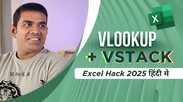 Excel Trick: VLOOKUP + VSTACK for Multiple Tables | Raj Singh Microsoft Certified Trainer