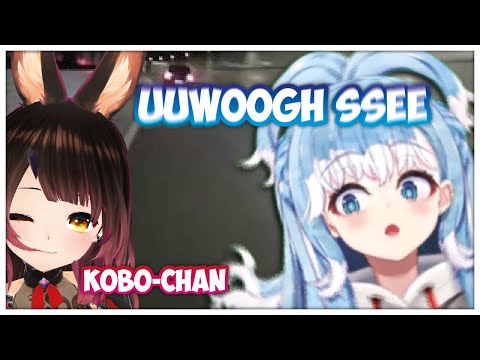 Kobo goes "𝙪𝙪𝙪𝙬𝙬𝙤𝙤𝙤𝙜𝙝𝙝 𝙨𝙚𝙚𝙚" when Roboco praise her with Onee-san voice...