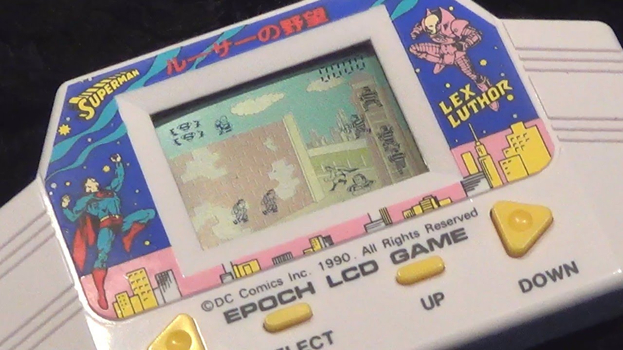 レトロ 液晶ゲーム】 スーパーマン ルーサーの野望 エポック社