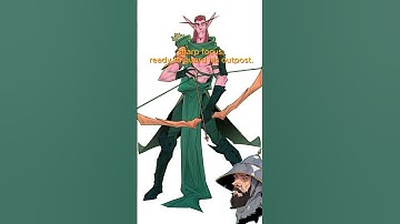 Elf Ranger character design and illustration process!