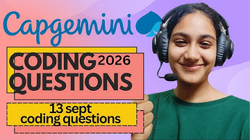 Capgemini coding questions 13 September code explanation Capgemini hiring