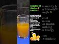 Ginger Immunity Booster Drink 🍸 🫚#diy #viral #skincare #ytshorts #gingerbenefits
