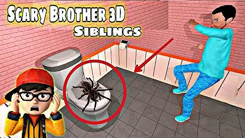 Scary Brother 3D Siblings New Scary Game - Full GamePlay Walkthrough All Levels  (Android,iOS)