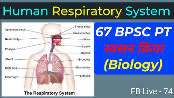 67 BPSC Pre | Human Respiratory System | 67 BPSC Exam Date | BPSC 67th PT | BPSC | UPSC Pre
