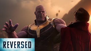Avengers: Infinity War - Thanos Vs. Doctor Strange HD (REVERSED)