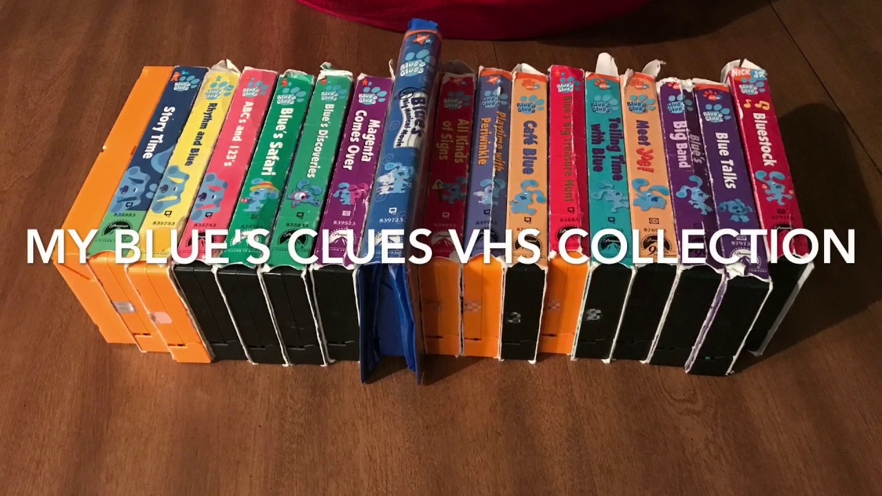 My blue's clues vhs collection