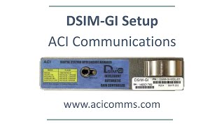 Aci Dsim-Gi Rf Amplifier Setup