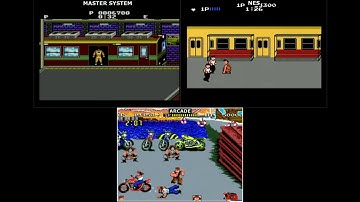 Renegade (Platform Comparison) Master System vs NES vs Arcade