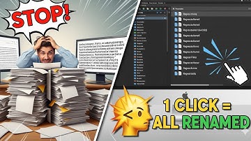 🚀💻 Rename 100+ Files in Seconds! 🔥 | Quick & Easy PC Trick 🖱️📂