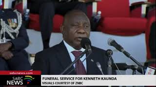 President Geingob pays tribute to Zambia's Founding President Kenneth Kaunda- NBC