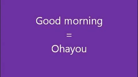 Learn a Language - Let's Learn Japanese Part 1 - Get Free Japanese Lessons Here