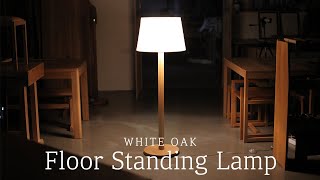 SQUARERULE FURNITURE  Making a floor standing lamp