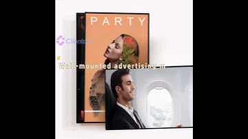 Wall-mounted Advertising Display – Sleek, Smart, Impactful #clientop#Advertising #LCD