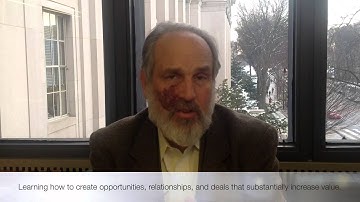 Professor Lawrence Susskind - A Mutual Gains Approach to Negotiation