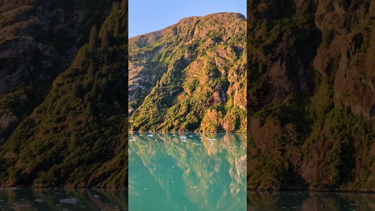 Endicott Arm right by Dawes Glacier-Alaska! Royal Caribbean Anthem of the Seas Cruise! 