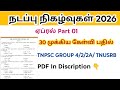 Current Affairs April 2026 in tamil/ Part 1/ 30 important question answer/ tnpsc