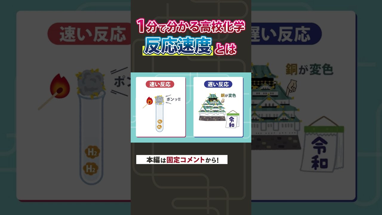 1分でわかる高校化学】反応速度とは #shorts - YouTube