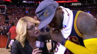 LeBron Gets Emotional with 6th Consecutive Trip to the Finals