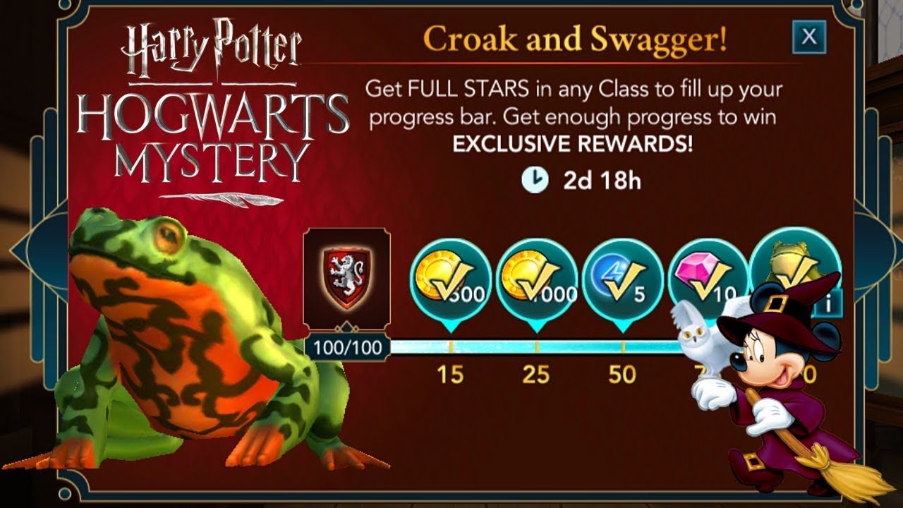 beautycon CROAK & SWAGGER! Limited Time Event in Harry Potter Hogwarts Mystery YEAR 2