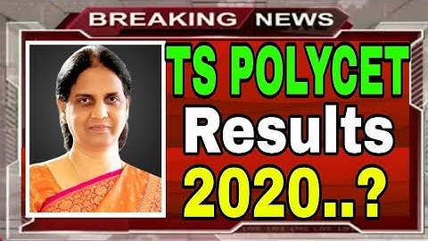 TS POLYCET RESULTS-2020 // TS POLYCET EXAMS RESULTS // POLYCET RESULTS DATES-2020 // POLYCET RESULTS