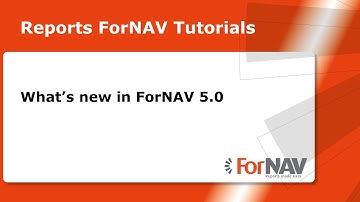 What’s new in ForNAV 5 0