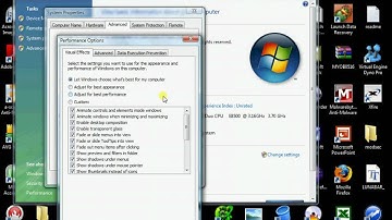 Disable Visual Effects Windows