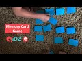 Memory card game  diy games for kids  qidz at home