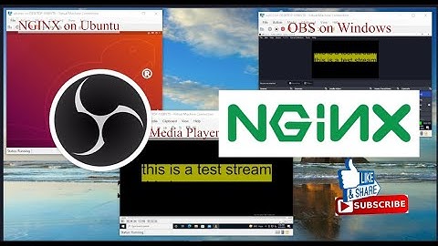 OBS Studio Streaming | Multistream through NGINX Web Server