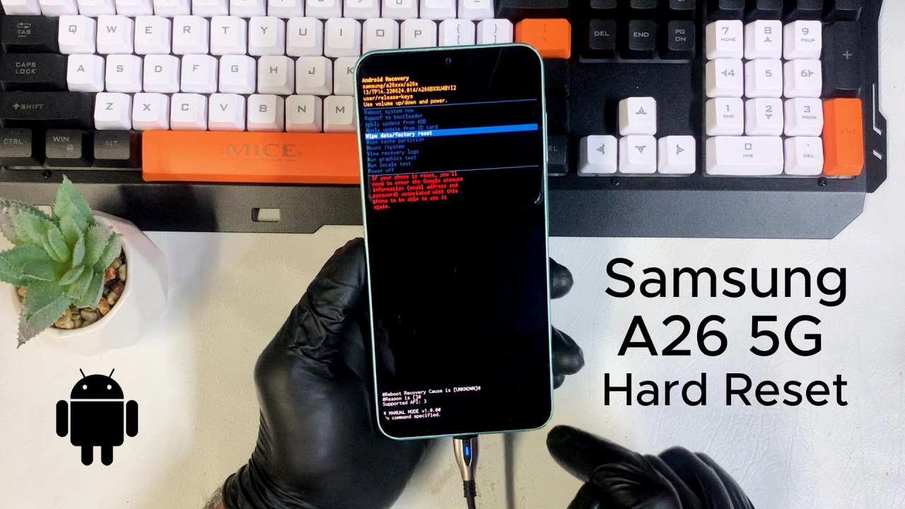 Hard Reset Samsung A26 5G Remove Pattern/Pin/Password | Galaxy A26