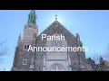 August 21, 2022 Announcements with Fr. Jack