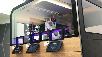 Robotic Arm Making Coffee at Airport