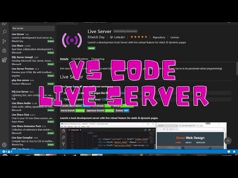 Live Server Extension in Visual Studio Code - Automatically Reload Your Site on Save!