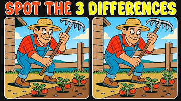 🧠🧩 Find 3 Differences Between Two Pictures | Challenge + Solutions 🧩🧠