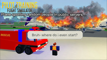 Plane Spotting Random People in PTFS Public Servers...(part 3)