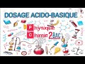 Leçon sur le Dosage acido-basique, destinée aux élèves du deuxième année baccalauréat