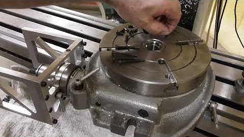 Installing Motor Adapter on Phase II Rotary Table