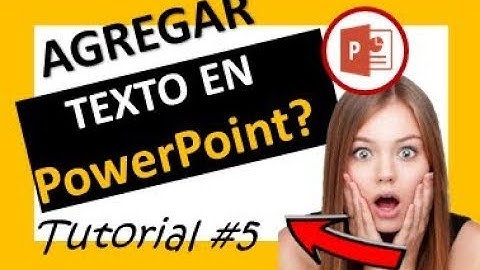 🔴AGREGAR TEXTO  en una diapositiva PowerPoint #5 ✔️ curso de powerpoint para principiantes 2019