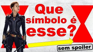 O símbolo da Viúva Negra...