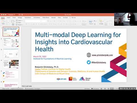 ML+X Seminar: Multi-Modal Deep Learning of Electrocardiograms for Precision Cardiovascular Health