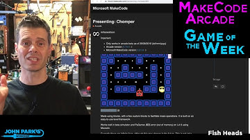 MakeCode Arcade Game of the Week: Chomper @adafruit @johnedgarpark #adafruit @MSMakeCode #makecode