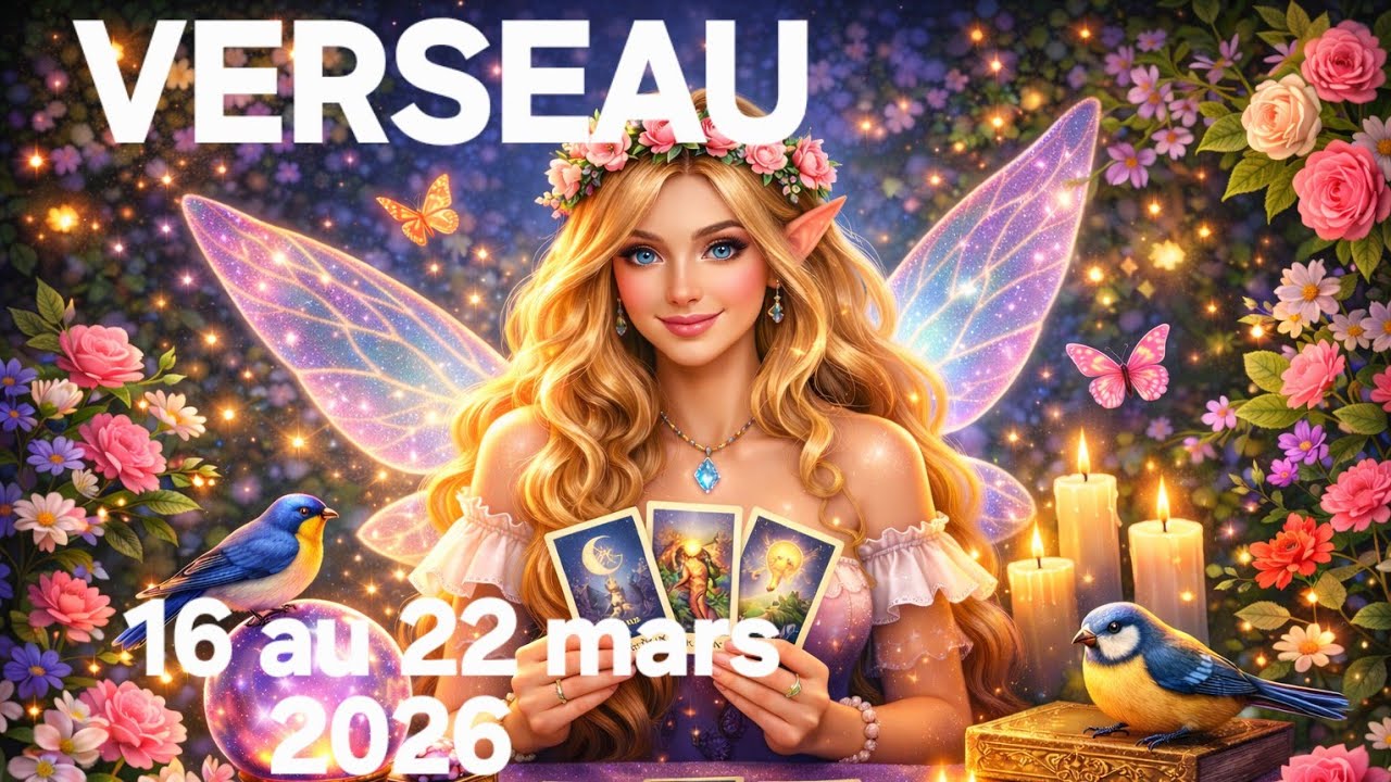 VERSEAU ♒️ 16 au 22 mars 🌸 vous êtes sous la protection divine, harmonie rayonnante 🙏🍀💫🌞