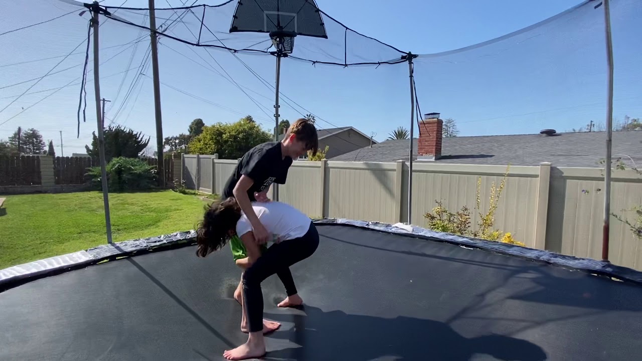 Trampoline wrestling YouTube