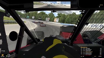 Dramatic crash at 5 Flags Speedway, FL iRacing