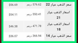 ثمن الذهب اليوم في المغرب بدرهم المغربي وبدولار الأمريكي ، سعر الذهب اليوم في المغرب