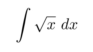 Integralrechnung: Wurzel integrieren | INTEGRIEREN LERNEN #11