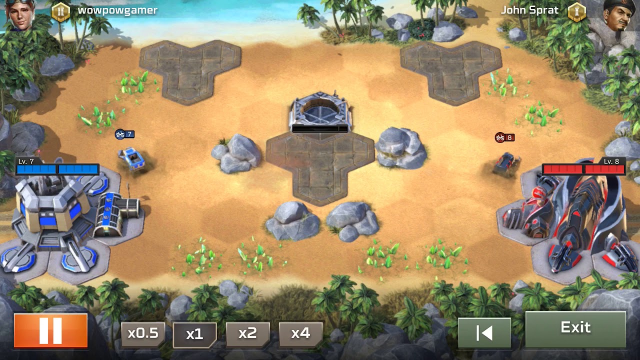 Command & Conquer: Rivals; Game replay- The power of MLRS!! - YouTube