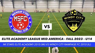 MI Stars Elite Academy 2010 (MI) vs Windy City Rampage 2010 (IL)